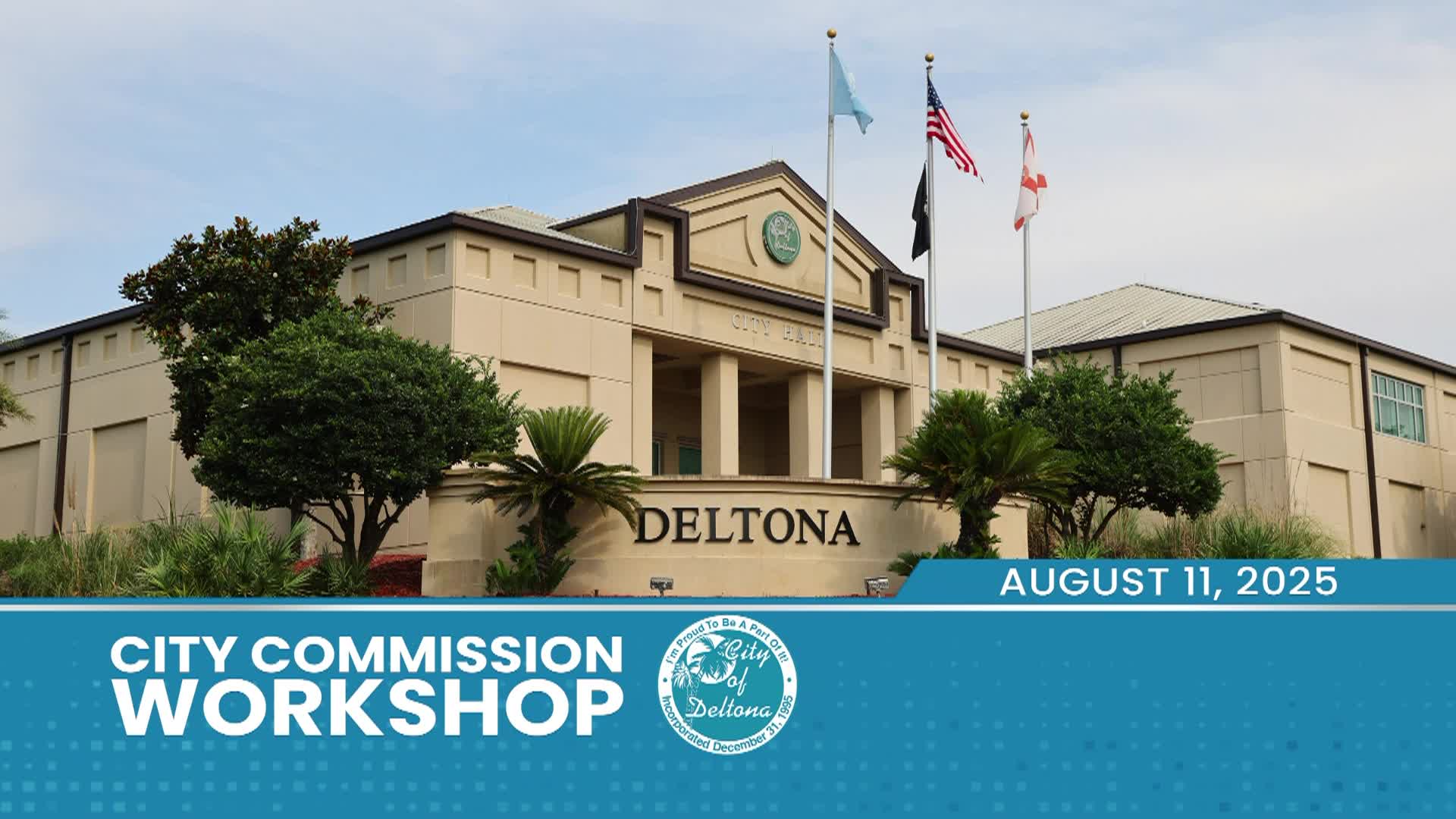 City Commission Workshop (8/11/25)