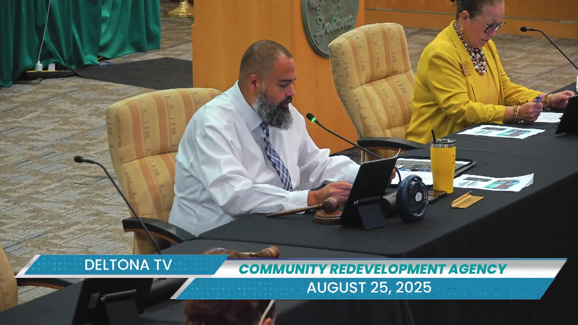 Deltona Community Redevelopment Agency Meeting (8/25/25)