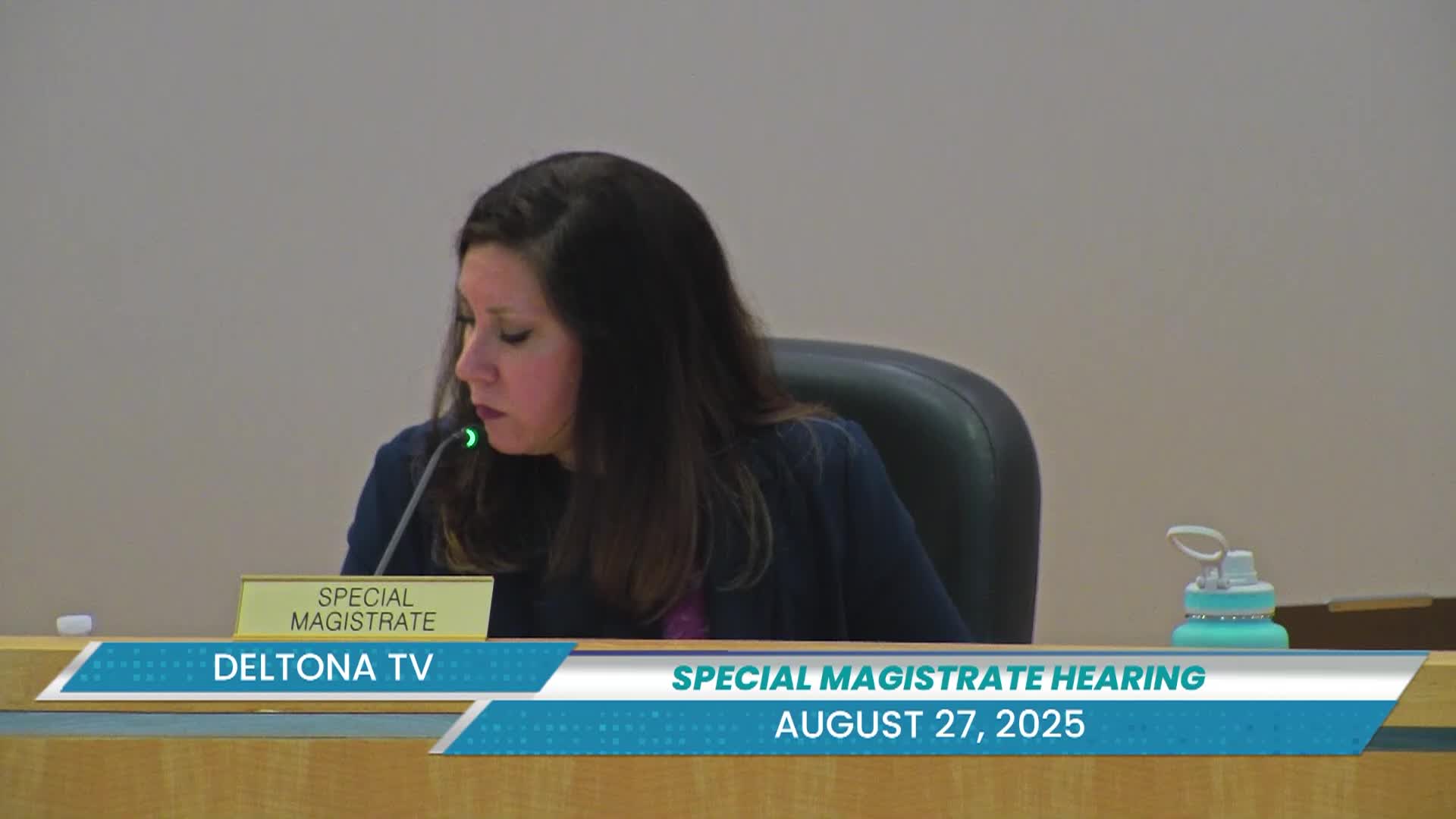 Special Magistrate Hearing (8/27/25)
