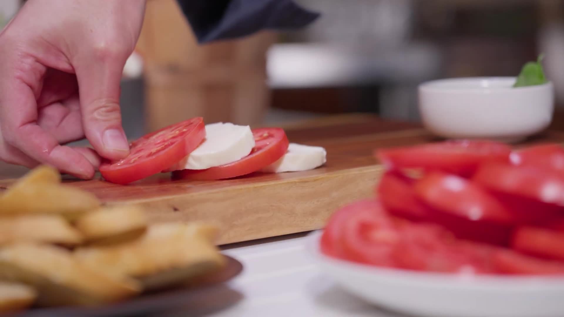 Florida Tomato-Mozzarella-Basil Candy Cane